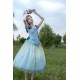 Cyans Qing Monet's Water Lilies Corset Top II Skirts and Sets(4 Colours/Full Payment Without Shipping)